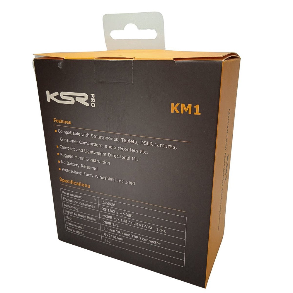 Microfone de Gravação de Vídeo Ksr Pro Km1